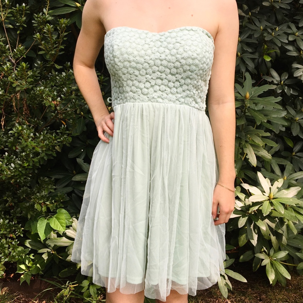 Seafoam green dress
